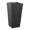Горшок JYSK BLOMMOR, 36x36x70 см, черный