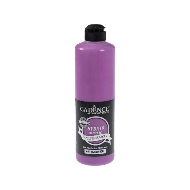 Akril boya Cadence Hybrid Acrylic for Multisurfaces H-107 Hazeran purple 500 ml