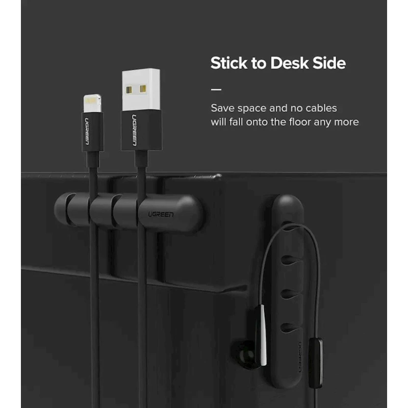 Держатель для кабеля Ugreen LP114 30762, 2 шт Держатель для кабеля Ugreen LP114 30762, 2 шт