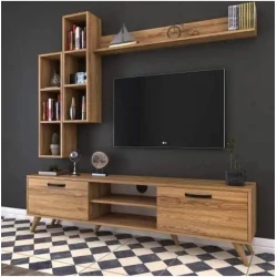 Тумба под ТВ 025, ЛДСП, коричневая