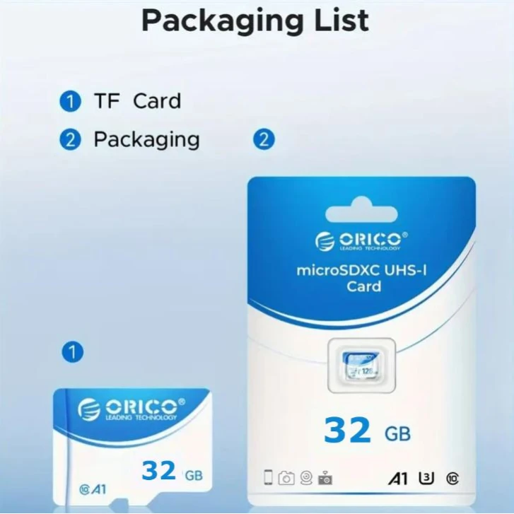 Карта памяти Orico T3 32GB microSDHC Class 10