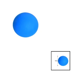 Reaksiya məşqləri üçün top Gymnic, PVC, mavi, 6 sm