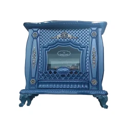 Печь-камин Mahshid Davam Ks0159, металл, cиний, 92x89x36 см Печь-камин Mahshid Davam Ks0159, металл, cиний, 92x89x36 см