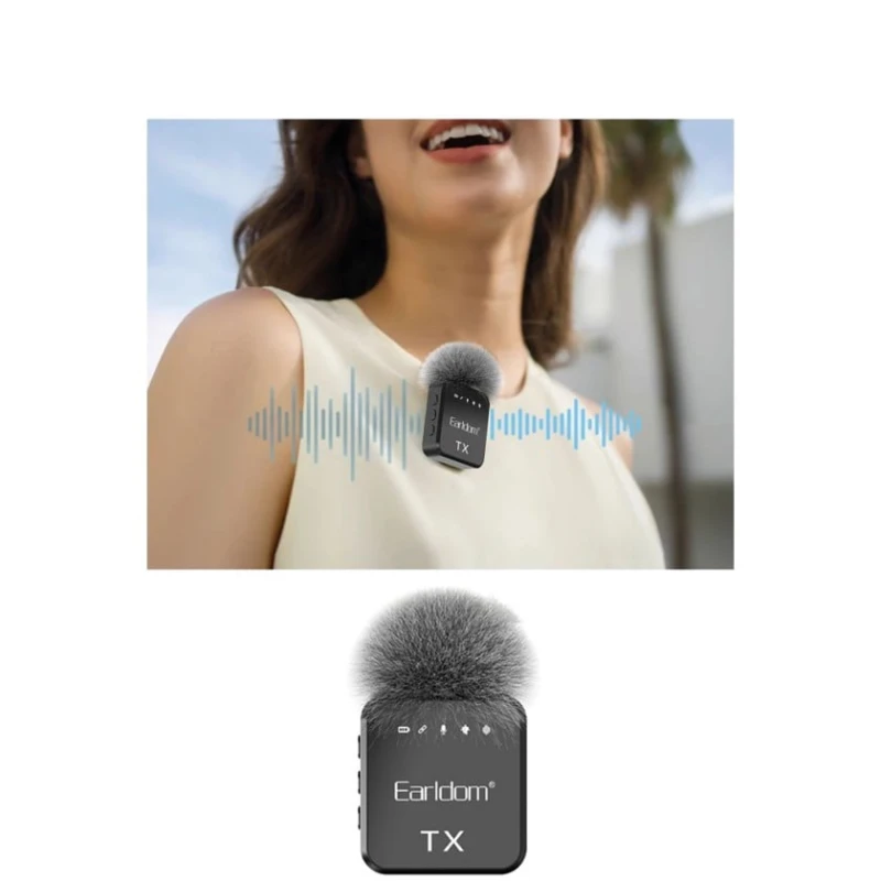 Микрофон Earldom MC12 3in1 Kablosuz Dijital Yaka Mikrofonu Микрофон Earldom MC12 3in1 Kablosuz Dijital Yaka Mikrofonu