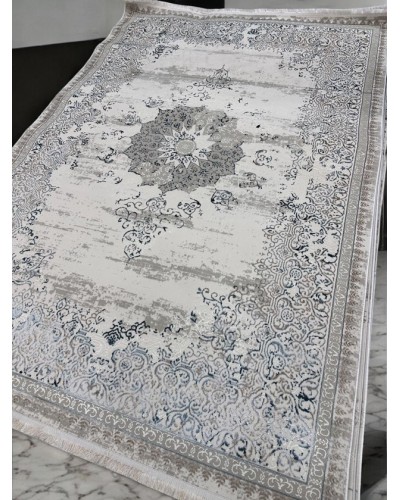 Xalça TB-0264, 160x230 sm, bambuk/ipək/kətan, rəngbərəng