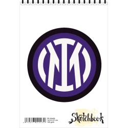 Блокнот Sketchbook Inter Milan, A5, 30 листов