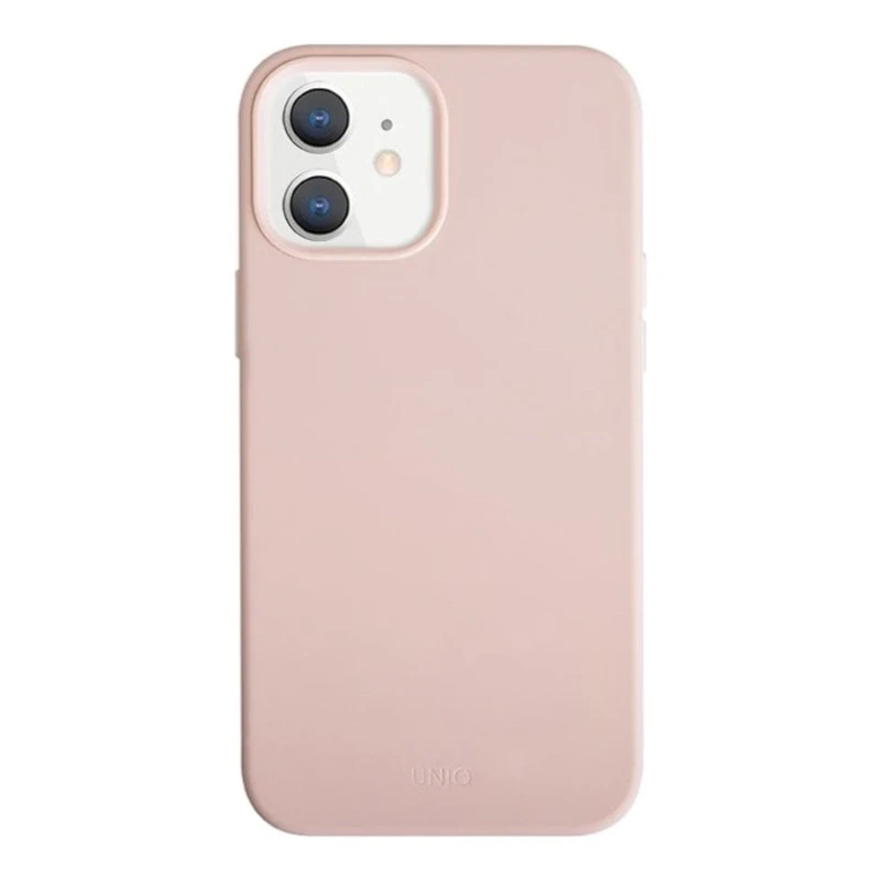 Чехол UNIQ Lino Anti-microbial для Apple iPhone 12 Mini Pink
