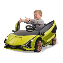 Uşaq elektrik avtomobili Jamara Lamborghini Sian FKP, yaşıl