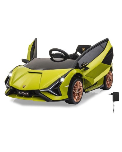 Uşaq elektrik avtomobili Jamara Lamborghini Sian FKP, yaşıl