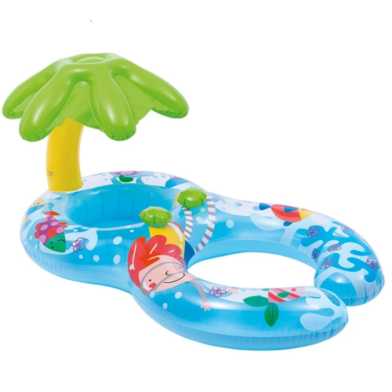 Надувной матрас для мамы и ребенка Intex 56590 My first float 117x75 см, разноцветный Надувной матрас для мамы и ребенка Intex 56590 My first float 117x75 см, разноцветный