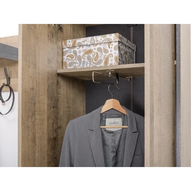 Шкаф Art_asilqan_41, ламинат, коричневый, 180х100х35 см Шкаф Art_asilqan_41, ламинат, коричневый, 180х100х35 см