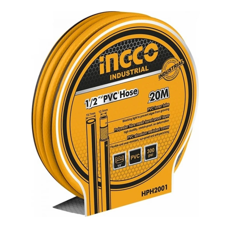 Шланг поливочный Ingco HPH2001, 20 м Шланг поливочный Ingco HPH2001, 20 м