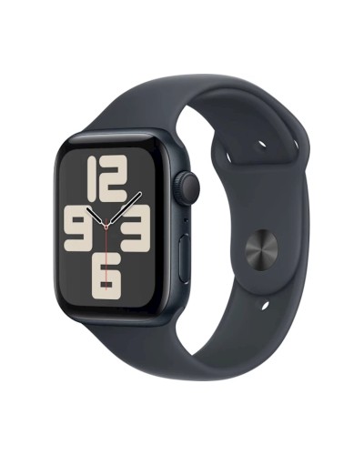 Ağıllı saat Apple Watch SE GPS 44mm Midnight Aluminium Case with Midnight Sport Band - S/M