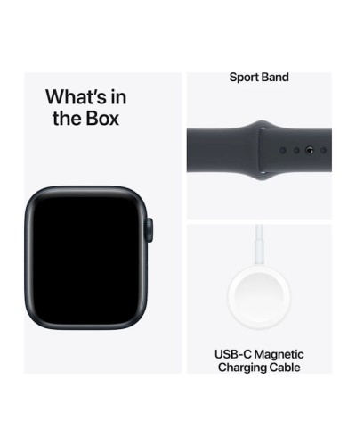 Ağıllı saat Apple Watch SE GPS 44mm Midnight Aluminium Case with Midnight Sport Band - S/M