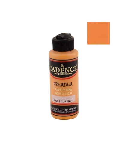 Akril boya Cadence Premium Acrylic Paint 0858 Light Orange, açıq-narıncı, 120 ml