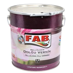 Целлюлозный заливной лак FAB boya, 12 л