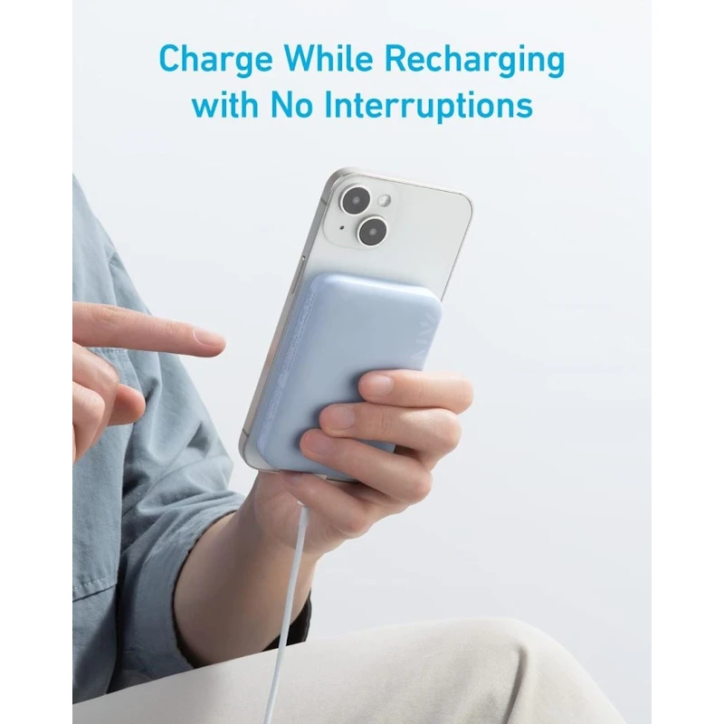 Внешний аккумулятор Anker A1616 5000 mAh Purple Внешний аккумулятор Anker A1616 5000 mAh Purple