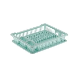 Сушка для посуды Dunya Plastik Step 07105, пластик, голубой Сушка для посуды Dunya Plastik Step 07105, пластик, голубой