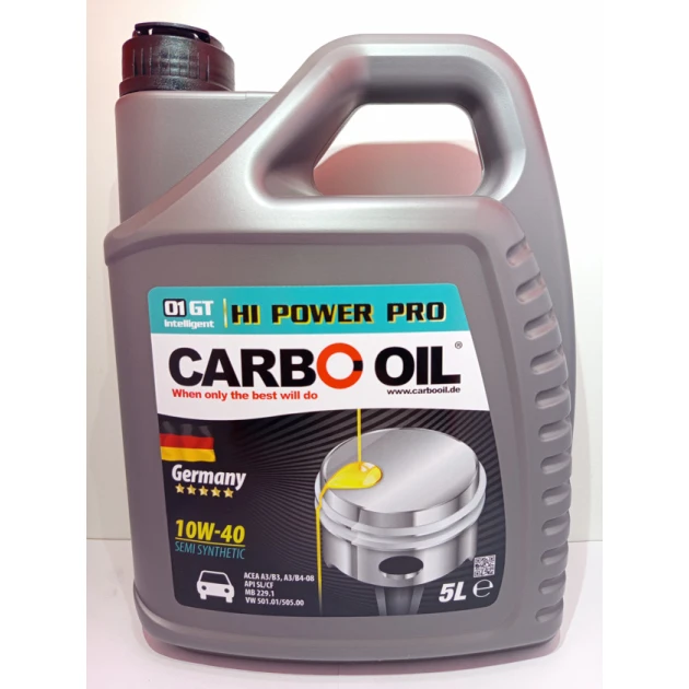 Моторное масло Carbo Oil 10W40, 5л ACEA A3/B3, A3/B4-8 Моторное масло Carbo Oil 10W40, 5л ACEA A3/B3, A3/B4-8