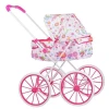 Коляска-люлька для кукол 1834-7, с большими колесами