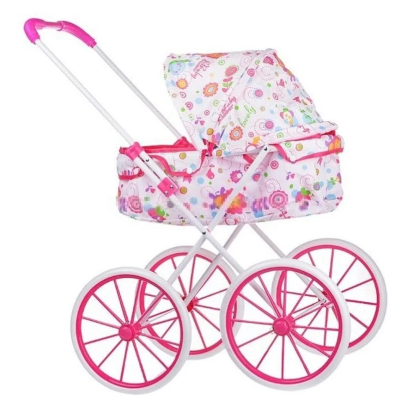 Kuklalar üçünu uşaq arabası-beşik 1834-7, boyük təkərlərlə Kuklalar üçünu uşaq arabası-beşik 1834-7, boyük təkərlərlə