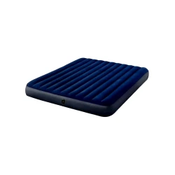 Матрас надувной Intex 111865232, синий, 203x183x25 см