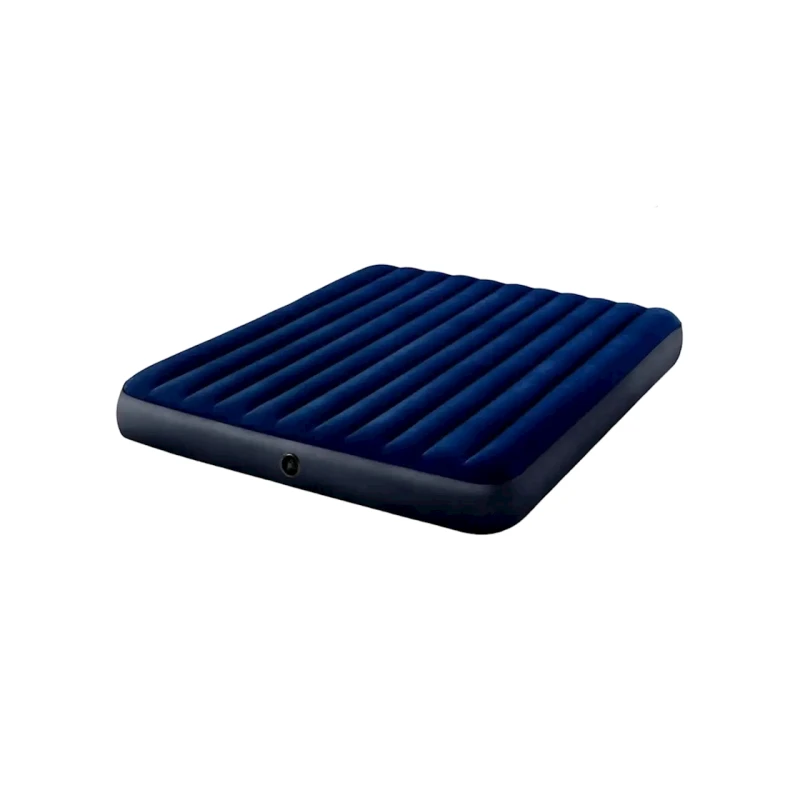 Матрас надувной Intex 111865232, синий, 203x183x25 см Матрас надувной Intex 111865232, синий, 203x183x25 см