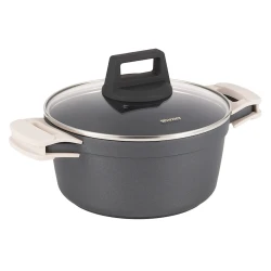 Qazan Werner Nero, 20 sm, 2.5 l, alüminium, qara