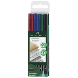Набор маркеров Faber-Castell Multimark 1525, M, 4 шт