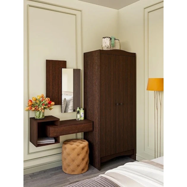 Консоль Art Mebel 40, ламинат, 120х95х35 см, темно-коричневый