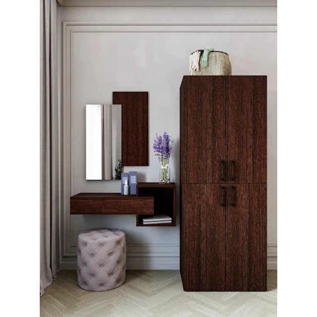 Консоль Art Mebel 40, ламинат, 120х95х35 см, темно-коричневый