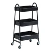 Кухонная тележка JYSK KANSTRUP, черная, 47х31х79 см Кухонная тележка JYSK KANSTRUP, черная, 47х31х79 см
