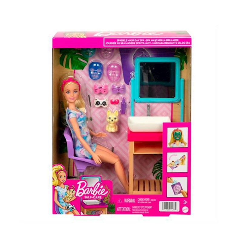 Игровой набор Barbie Self Care День в спа, 3+ лет