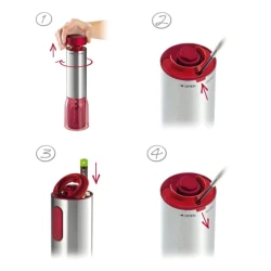 Открывалка Tescoma Uno Vino, нержавеющая сталь/пластик, красная, 22.5х6 см Открывалка Tescoma Uno Vino, нержавеющая сталь/пластик, красная, 22.5х6 см