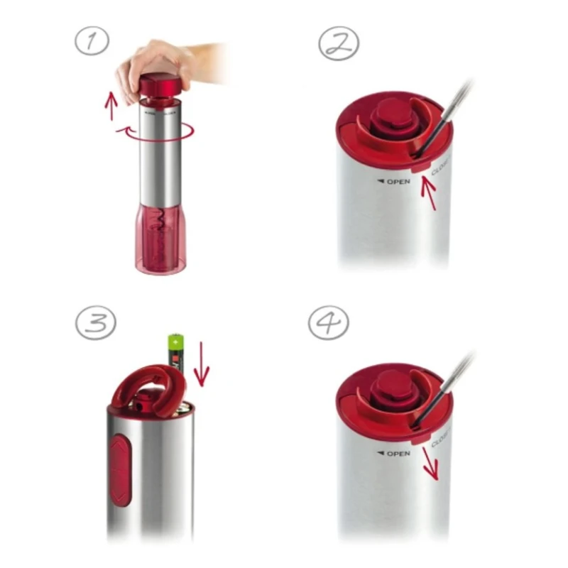 Открывалка Tescoma Uno Vino, нержавеющая сталь/пластик, красная, 22.5х6 см Открывалка Tescoma Uno Vino, нержавеющая сталь/пластик, красная, 22.5х6 см