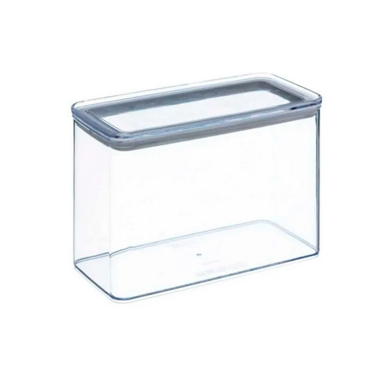 Коробка для хранения 5Five прямоугольник, 2 л, 10x20x14 см, пластик, с крышкой, прозрачный