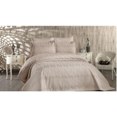 Yataq dəsti MiraNova SF-320, örtük 240x260 sm, 2 əd yastıq üzü 60x80 sm, bej