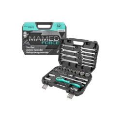 Набор инструментов Mamedforce MF-4324-5 PROFI, 32 предмета, 1/2