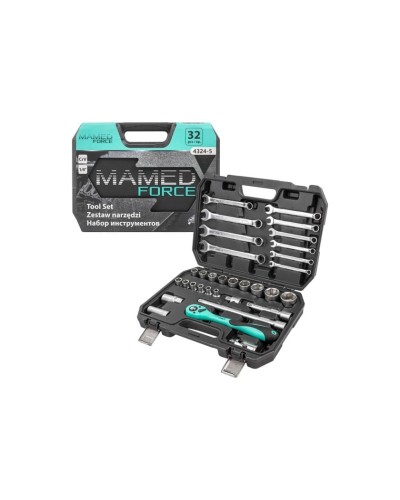 Alətlər dəsti Mamedforce MF-4324-5 PROFI, 32 hissə, 1/2