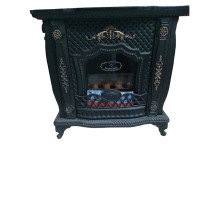 Soba-kamin Mahshid Davam Ks0164, metal, qara, 92x89x36 sm