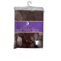 Yastıq üzü dəsti Moon Star hc_2110000003517, polikotton, qəhvəyi, 50x70 sm, 2 əd Yastıq üzü dəsti Moon Star hc_2110000003517, polikotton, qəhvəyi, 50x70 sm, 2 əd