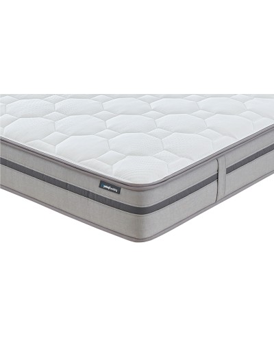Ortopedik döşək Yataş Fresh Sense Pro, birnəfərlik, trikotaj, ağ, 100x200 sm