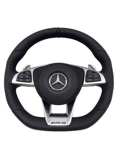 Mercedes W202-W210 üçün sükan, qara/xrom, koja - avto181