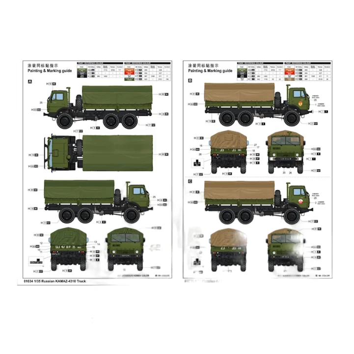 Сборная модель ICM Soviet Six-Wheel Army Truck, 3+ лет , 310 элементов Сборная модель ICM Soviet Six-Wheel Army Truck, 3+ лет , 310 элементов