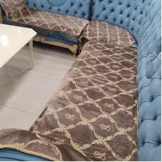 Çexol divan üçün MiraNova LQ-059, nubuk, rəngbərəng