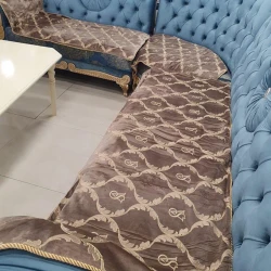 Чехол на диван MiraNova LQ-059, нубук, разноцветный