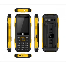 Мобильный телефон F+ PR170 Black/Yellow