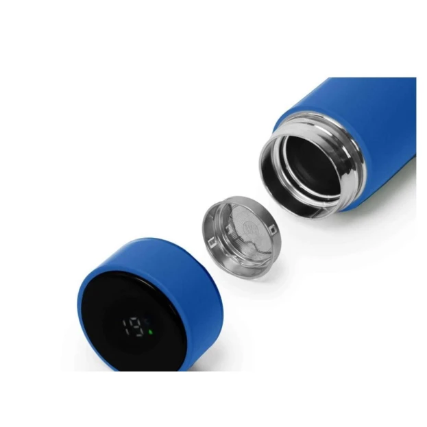 Термос AZR0043, нержавеющий металл, синий, 500 мл Термос AZR0043, нержавеющий металл, синий, 500 мл