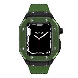 Ремешок и чехол Greatcase SW620 для Apple Watch 44mm Green