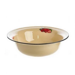 Таз эмалированный СтальЭмаль Клубника С3021.П*59, желтый, 9.5л Таз эмалированный СтальЭмаль Клубника С3021.П*59, желтый, 9.5л